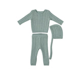 Kipp Sage KB Pointelle Knit Set