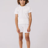 Kipp White Indigo Top