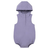 Kix Grape Hooded Bubble Romper