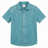 Kix Teal Denim Shirt