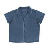 Bopop Denim Trim Shirt