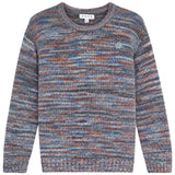Mann Grey Melange Chunky Melange Knit Sweater