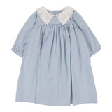 Analogie Light Blue 3/4 Windowpane Dress