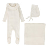 Lilette Milk Fine Pointelle Ruffle Take Me Home Set