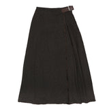 Luna Mae Brown Tia Side Buckle Skirt