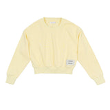 Luna Mae Yellow Lior Patch Sweatshirt
