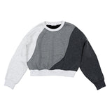 Luna Mae Mixed Grey Thea Wave Sweatshirt