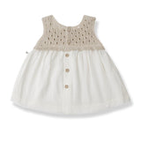 1+ In The Family Beige Lola Dress