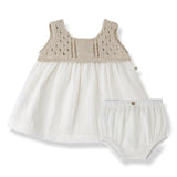 1+ In The Family Beige Lola Dress