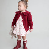 Buho Cherry Collared Cardigan