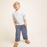 Buho Sky Blue Stripes Shirt