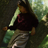 LRDM Brown Houndstooth Isabella Skirt