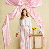 Laurent Pink Printed Paisley Skirt