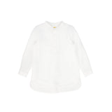 Le Bourdon White Textured Button Shirt