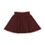 Lil Legs Burgundy Ribbed Skirt