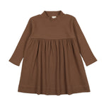 Lil Legs Camel Rib Mockneck Dress