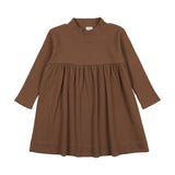Lil Legs Camel Rib Mockneck Dress