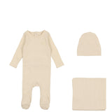 Lil Legs Ecru Heart Applique Take Me Home Set
