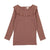 Lil Legs Mulberry Ruffle T-Shirt
