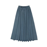 Lil Legs Mid Blue Wash Denim Drawstring Maxi