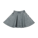 Lil Legs Stone Wash Denim Flared Skirt