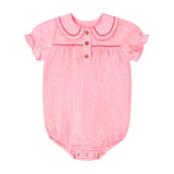 Retrokid Pink Ric Rac Lila Romper