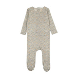 Lilette Cream/Blue Liberty Floral Footie