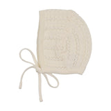 Lilette Cream Chunky Knit Bonnet