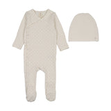 Lilette Cream/Dusty Pink Take Me Home Clover Footie Set