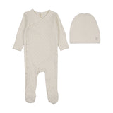 Lilette Cream/Oat Take Me Home Clover Footie Set