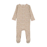 Lilette Cream/Pink Liberty Floral Footie
