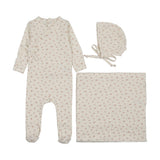 Lilette Cream/Pink Printed Wrapover Tke Me Home Set