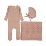 Lilette Dusty Pink Geo Floral Embroidered Take Me Home