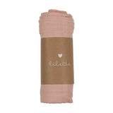 Lilette Dusty Pink Take Me Home Bebe Muslin Swaddle