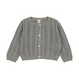 Lilette Light Blue Crochet Knit Shrug