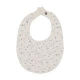 Lilette Cream/Blue Le Bebe Bib