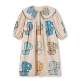 Lilou Cream Poplin Teapot Dress