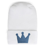 Adora Baby Denim Linen Crown Hospital Hat