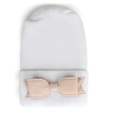 Adora Baby Petal Linen Bow Hospital Hat