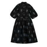 Little Creative Factory Black Lilly Pleated Dress