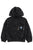 Loud Black Acid Wash Hooded Okay Top