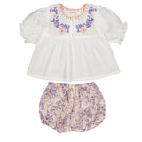 Louis Louise Pink Bouquet Pooni Set