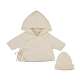 Mema Ivory Corduroy Jacket & Beanie