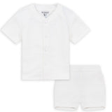 Blumint White Textured Snaps Set