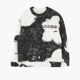 Marc Jacobs Ivory/Black Flower Sweatshirt