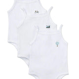 Minimoi Winter White Ribbed On The Move Undershirts
