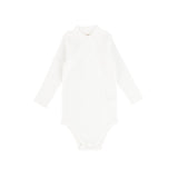 Lil Legs Off White Ribbed Mockneck Onesie
