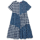 Max & Co Mood Indigo Patchwork Dress