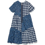 Max & Co Mood Indigo Patchwork Dress
