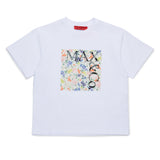 Max & Co White Floral Logo T-Shirt